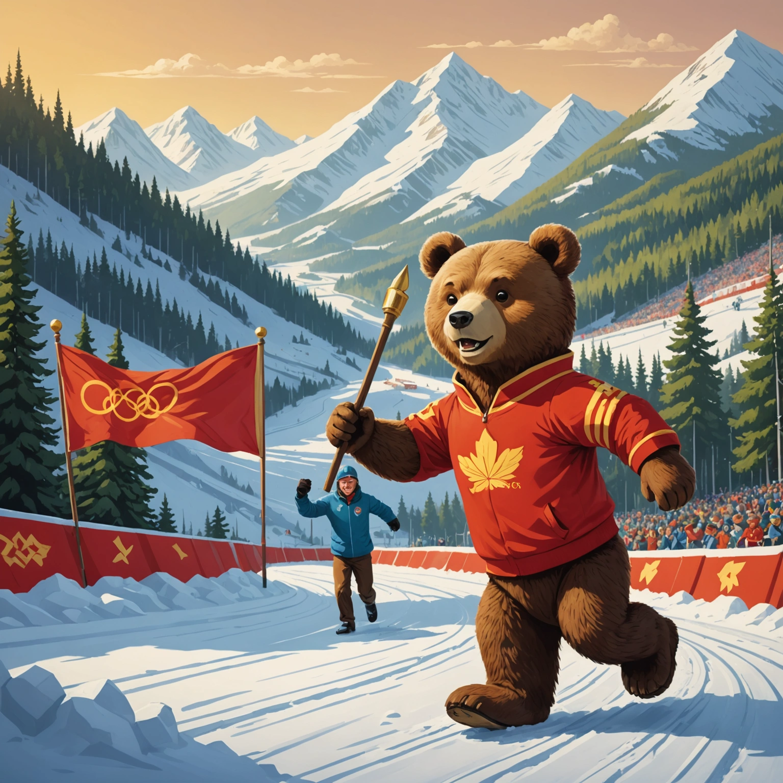 Что стало в СССР с улетевшим из «Лужников» Олимпийским мишкой? Его и правда сожрали крысы?