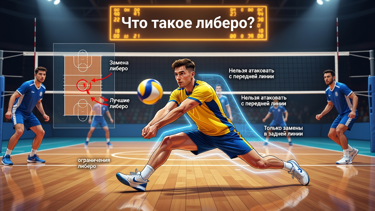 Libero в волейболе - Правила и ограничения для позиции либеро в волейболе