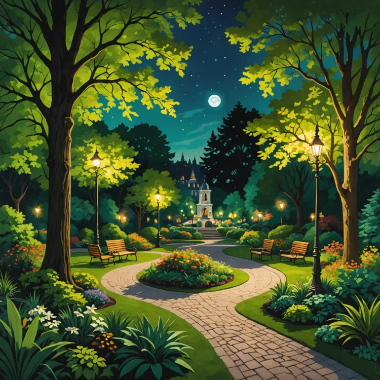 Парк Галицкого ночью: особенности, виды и применение