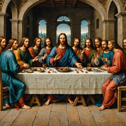 Искусство как зеркало времени: почему шедевры, подобные "Тайной вечере" Да Винчи, продолжают вдохновлять