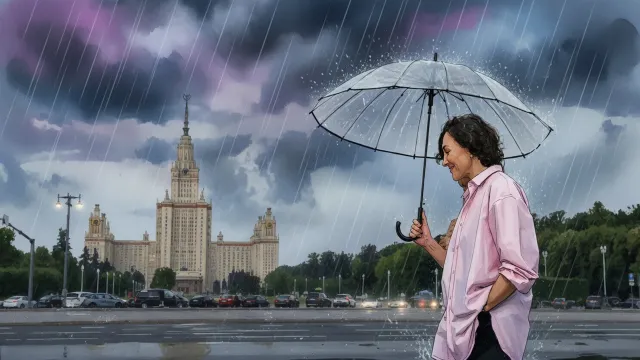 Циклон накрыл Москву. Неделя холода и дождей!