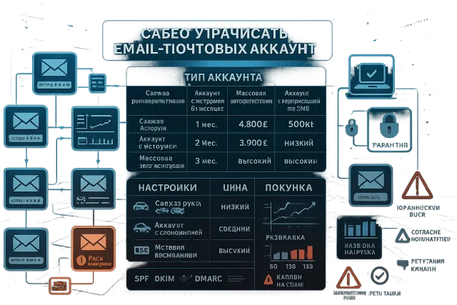 Как безопасно использовать купленные email аккаунты для массовых рассылок и аренды в сообществе